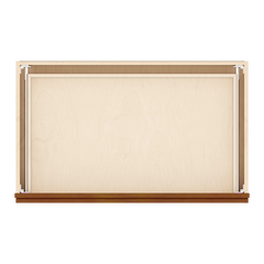 J&K Mocha Glazed K10 36" W x 7-1/2" H or 8-1/2" H Knee Drawer