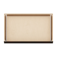 J&K Espresso K8 36" W x 7-1/2" H or 8-1/2" H Knee Drawer