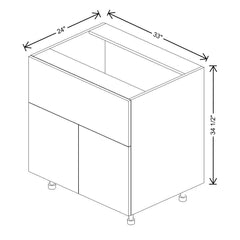 Fabuwood Illume Catalina Nocce 3 33"W Farm Sink Base
