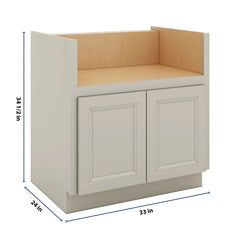 J&K Pebble B6 Base Farm Sink - 33" W