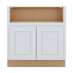 J&K White Shaker S8 Base Farm Sink - 33" W