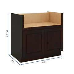 J&K Espresso K8 Base Farm Sink - 36" W