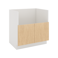 Modernform Cabinet Natural Oak 33" W X 34 1/2" H X 24" D Farm Sink Base Cabinet