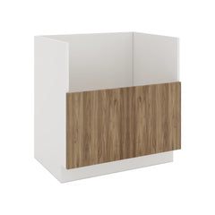 Modernform Cabinet Walnut 33" W X 34 1/2" H X 24" D Farm Sink Base Cabinet