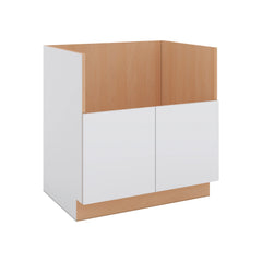 Modernform Cabinet Matte White 33" W X 34 1/2" H X 24" D Farm Sink Base Cabinet