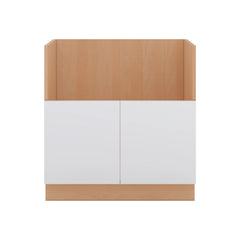 Modernform Cabinet Matte White 33" W X 34 1/2" H X 24" D Farm Sink Base Cabinet