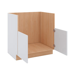 Modernform Cabinet Gloss White 33" W X 34 1/2" H X 24" D Farm Sink Base Cabinet