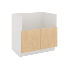 Modernform Cabinet Natural Oak 36" W X 34 1/2" H X 24" D Farm Sink Base Cabinet