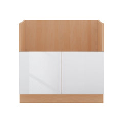 Modernform Cabinet Gloss White 36" W X 34 1/2" H X 24" D Farm Sink Base Cabinet