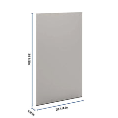 CNC Luxor 5-Piece Misty Grey 1/4" W X 34 1/2" H X 20 1/4" D Finished Skin