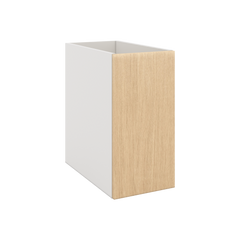 Modernform Cabinet Natural Oak 12" W X 24" H X 21" D Vanity Floating Full Height Single Door Cabinet