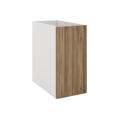 Modernform Cabinet Walnut 12" W X 24" H X 21" D Vanity Floating Full Height Single Door Cabinet