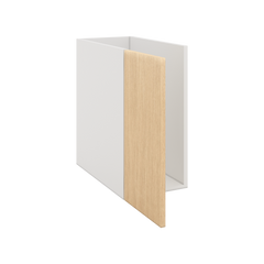 Modernform Cabinet Natural Oak 12" W X 24" H X 21" D Vanity Floating Full Height Single Door Cabinet