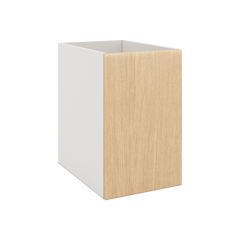 Modernform Cabinet Natural Oak 15" W X 24" H X 21" D Vanity Floating Full Height Single Door Cabinet