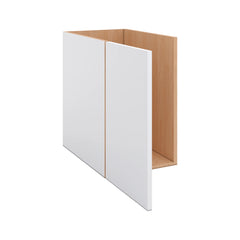 Modernform Cabinet Matte White 15" W X 24" H X 21" D Vanity Floating Full Height Single Door Cabinet
