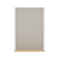 Modernform Cabinet Natural Oak 15" W X 24" H X 21" D Vanity Floating Full Height Single Door Cabinet