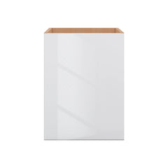 Modernform Cabinet Gloss White 18" W X 24" H X 21" D Vanity Floating Full Height Single Door Cabinet
