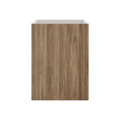 Modernform Cabinet Walnut 18" W X 24" H X 21" D Vanity Floating Full Height Single Door Cabinet