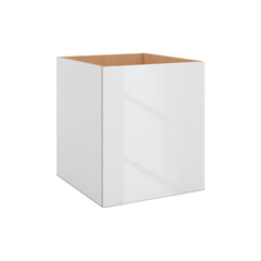 Modernform Cabinet Gloss White 21" W X 24" H X 21" D Vanity Floating Full Height Single Door Cabinet