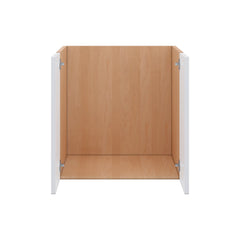 Modernform Cabinet Gloss White 24" W X 24" H X 21" D Vanity Floating Full Height Double Door Cabinet