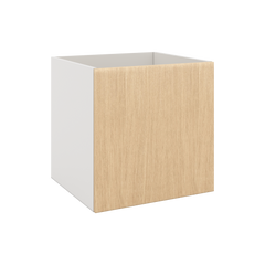 Modernform Cabinet Natural Oak 24" W X 24" H X 21" D Vanity Floating Full Height Single Door Cabinet