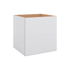 Modernform Cabinet Matte White 24" W X 24" H X 21" D Vanity Floating Full Height Single Door Cabinet