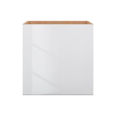 Modernform Cabinet Gloss White 24" W X 24" H X 21" D Vanity Floating Full Height Single Door Cabinet