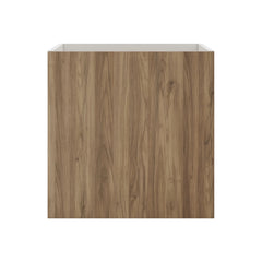 Modernform Cabinet Walnut 24" W X 24" H X 21" D Vanity Floating Full Height Single Door Cabinet