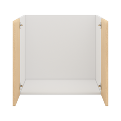 Modernform Cabinet Natural Oak 27" W X 24" H X 21" D Vanity Floating Full Height Double Door Cabinet