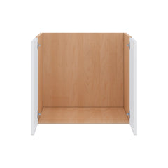Modernform Cabinet Matte White 27" W X 24" H X 21" D Vanity Floating Full Height Double Door Cabinet