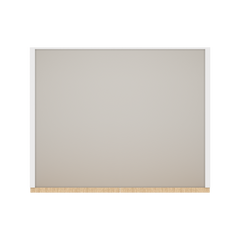 Modernform Cabinet Natural Oak 27" W X 24" H X 21" D Vanity Floating Full Height Double Door Cabinet