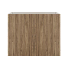 Modernform Cabinet Walnut 30" W X 24" H X 21" D Vanity Floating Full Height Double Door Cabinet