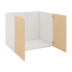 Modernform Cabinet Natural Oak 30" W X 24" H X 21" D Vanity Floating Full Height Double Door Cabinet