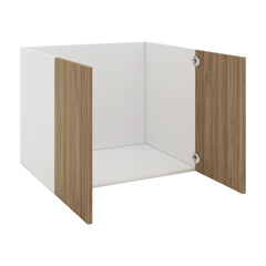 Modernform Cabinet Walnut 30" W X 24" H X 21" D Vanity Floating Full Height Double Door Cabinet