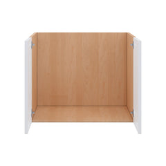 Modernform Cabinet Gloss White 30" W X 24" H X 21" D Vanity Floating Full Height Double Door Cabinet