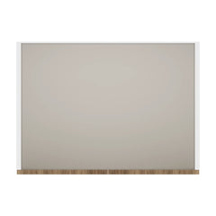 Modernform Cabinet Walnut 30" W X 24" H X 21" D Vanity Floating Full Height Double Door Cabinet
