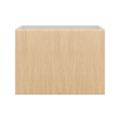 Modernform Cabinet Natural Oak 33" W X 24" H X 21" D Vanity Floating Full Height Double Door Cabinet