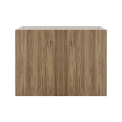 Modernform Cabinet Walnut 33" W X 24" H X 21" D Vanity Floating Full Height Double Door Cabinet