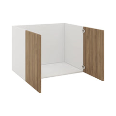 Modernform Cabinet Walnut 33" W X 24" H X 21" D Vanity Floating Full Height Double Door Cabinet