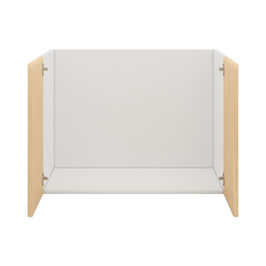 Modernform Cabinet Natural Oak 33" W X 24" H X 21" D Vanity Floating Full Height Double Door Cabinet