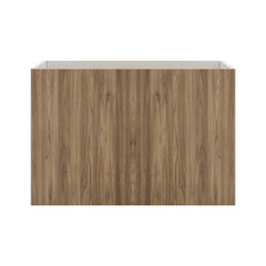 Modernform Cabinet Walnut 36" W X 24" H X 21" D Vanity Floating Full Height Double Door Cabinet