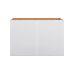 Modernform Cabinet Matte White 36" W X 24" H X 21" D Vanity Floating Full Height Double Door Cabinet