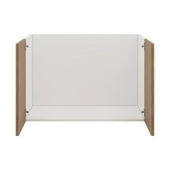 Modernform Cabinet Walnut 36" W X 24" H X 21" D Vanity Floating Full Height Double Door Cabinet