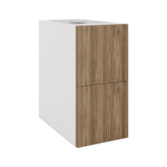Modernform Cabinet Walnut 12" W X 24" H X 21" D Vanity Floating Drawers Cabinet