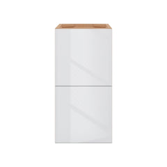 Modernform Cabinet Gloss White 12" W X 24" H X 21" D Vanity Floating Drawers Cabinet