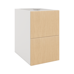 Modernform Cabinet Natural Oak 15" W X 24" H X 21" D Vanity Floating Drawers Cabinet