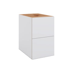 Modernform Cabinet Matte White 15" W X 24" H X 21" D Vanity Floating Drawers Cabinet