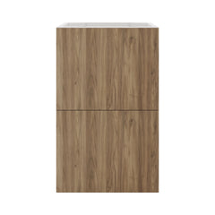 Modernform Cabinet Walnut 15" W X 24" H X 21" D Vanity Floating Drawers Cabinet
