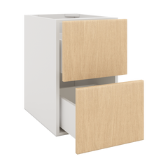 Modernform Cabinet Natural Oak 15" W X 24" H X 21" D Vanity Floating Drawers Cabinet