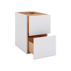 Modernform Cabinet Matte White 15" W X 24" H X 21" D Vanity Floating Drawers Cabinet